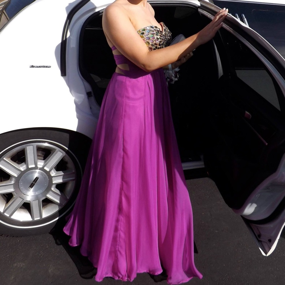 Magenta Prom Dress